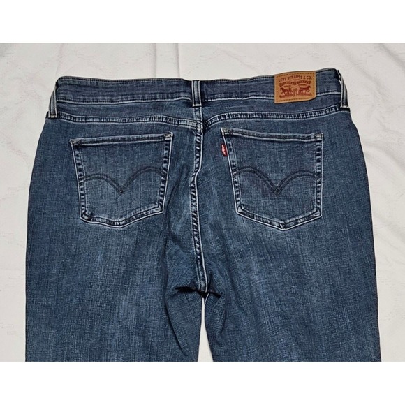Levi Strauss 415 Jeans Women's 16 (37x28) Blue Denim Classic Bootcut Stretch EUC - Picture 8 of 10